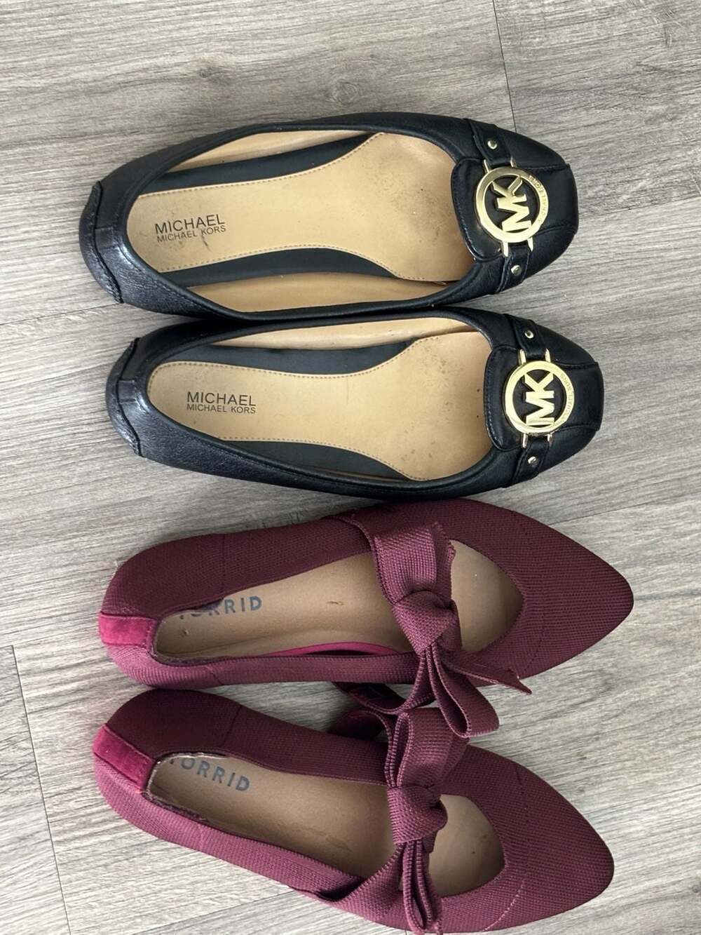 Womens Shoe Bundle: Michael Kors  and Torrid Burgundy